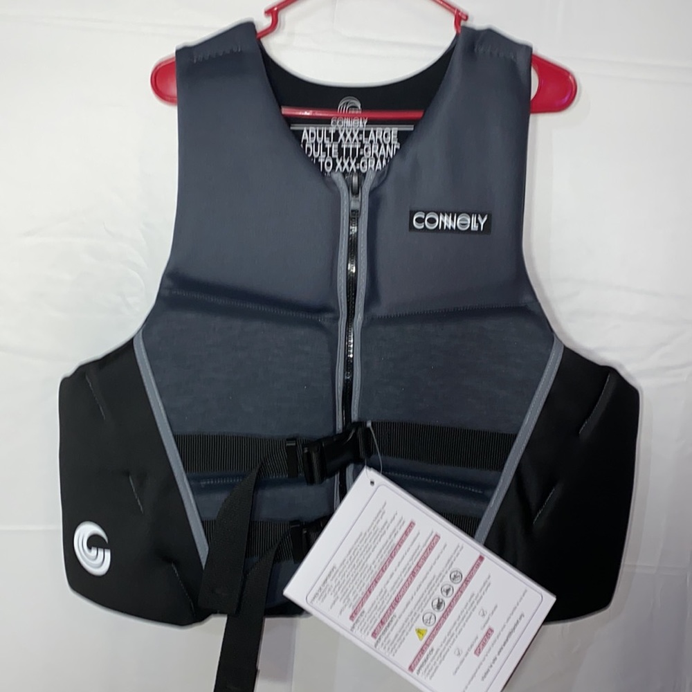 NWT! Connelly Men's Classic Neoprene Vest Life Jacket Size 3XL / 52" - 56” Chest